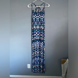 Long print comfortable dress